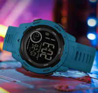 Reloj Digital LED SANDA Para Hombre Reloj Militar De Deporte Resistente Al Agua Con Función De Medición De Tiempo Y Luz Trasera - details 10