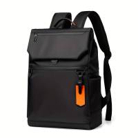Mochila impermeable de tela Oxford para hombre, bolsa para ordenador portátil de 14 y 15,6 pulgadas con puerto de carga Usb, impermeable con cremallera, para viaje al aire libre y autobús - details 0