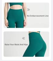 Leggings De Yoga Para Mujer Sintéticos Cintura Alta Levantamiento De Caderas Pantalones De Ciclismo Running Transpirables - details 2