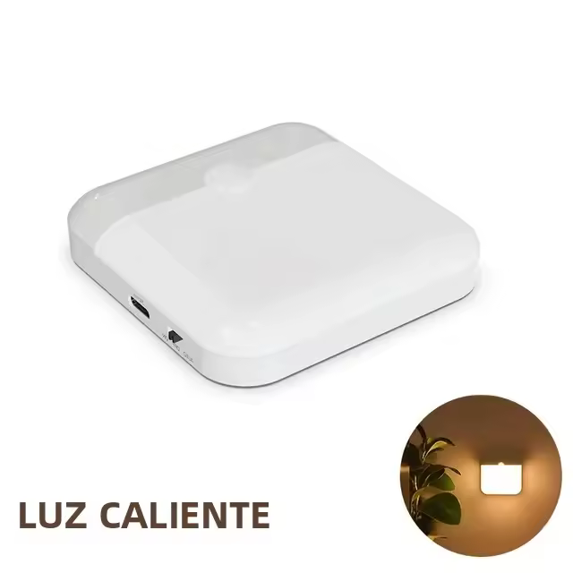 Lámpara Nocturna LED Con Sensor De Movimiento Carga USB Tipo-C Para Dormitorio Cocina Escalera Pasillo Armario Iluminación - 1