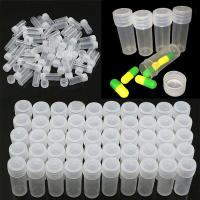 Botella De Prueba De Plástico 5ml Miniatura Botellas Pequeñas Para Almacenamiento De Artículos Variados Contenedores De Vial - details 1