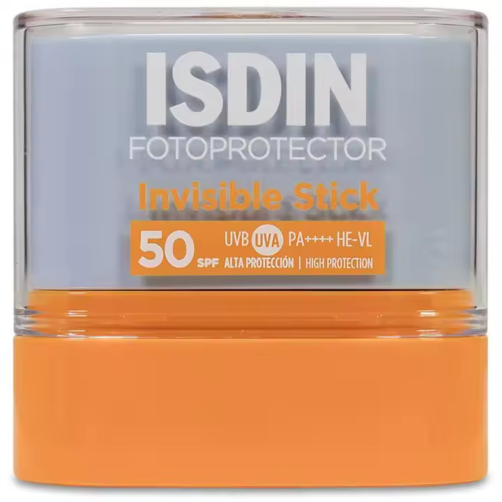 Isdin Fotoprotector Invisible En Stick Para Zonas Sensibles Spf50+, 10 G - 1