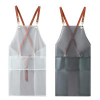 Nueva Apron Impermeable Y Resistente Al Aceite Con Correa Estilo Coreano Moda Para Cocina Y Hogar Ropa De Trabajo Para Mujeres - details 4