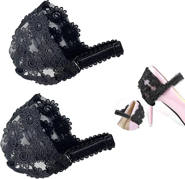 Pack Zapatos De Mujer Con Cordones Y Tacón Girasol De Encaje - 1