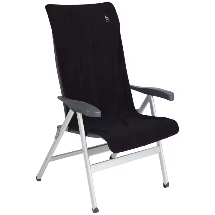 Bo-Camp - Toalla para silla M - Universal - Tejido de rizo - Antracita - 1