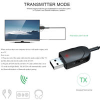 -Adaptador de Audio 3 en 1 con Bluetooth, receptor USB, transmisor de 3,5mm, conector auxiliar, Dongle para TV, PC, coche, música, reproductor de CD MP3, altavoz - details 6