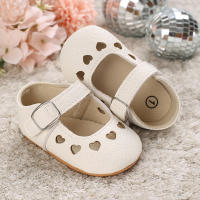Zapatos De Princesa Para Bebé Niña En Lace Blanca Mocasines Con Lazo Y Borde Antideslizante De Goma Primera Calzado Para Caminar - details 54