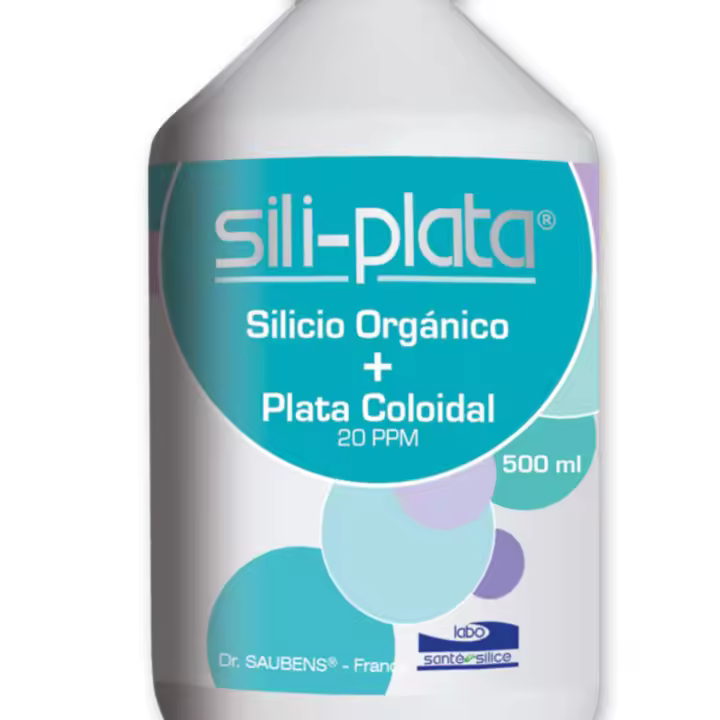 Labo Sante Silice SILI-PLATA® 500ml - Antiséptico Plata Coloidal Refuerza la Fibra Colágena - 1