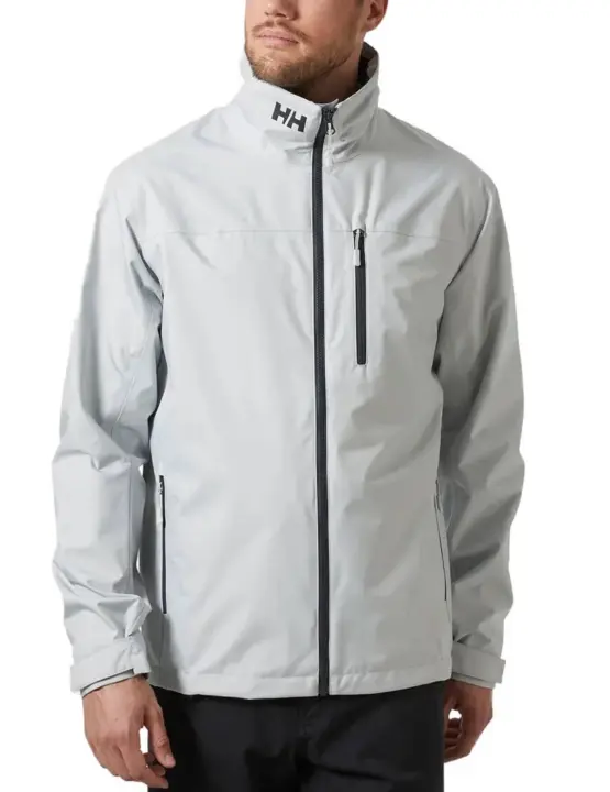 Chaqueta Helly Hansen Crew gris sin capucha para hombre - 1