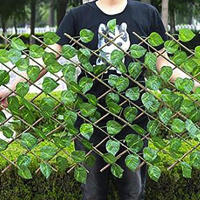 Valla De Privacidad Expansible De Iva Artificial Jardín Decorativo Falso Trellis Para Balcones Patios Decoraciones Exteriores - details 9