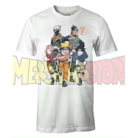 Camiseta adulto Naruto - Team 7 Talla M Raíz MERCHAN-STORE Camisetas Naruto - 1
