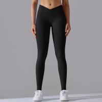 Leggings De Yoga Para Mujer Cintura Alta Levantamiento De Caderas Gimnasio Sin Costuras Pantalones De Deporte Fitness Running - details 12