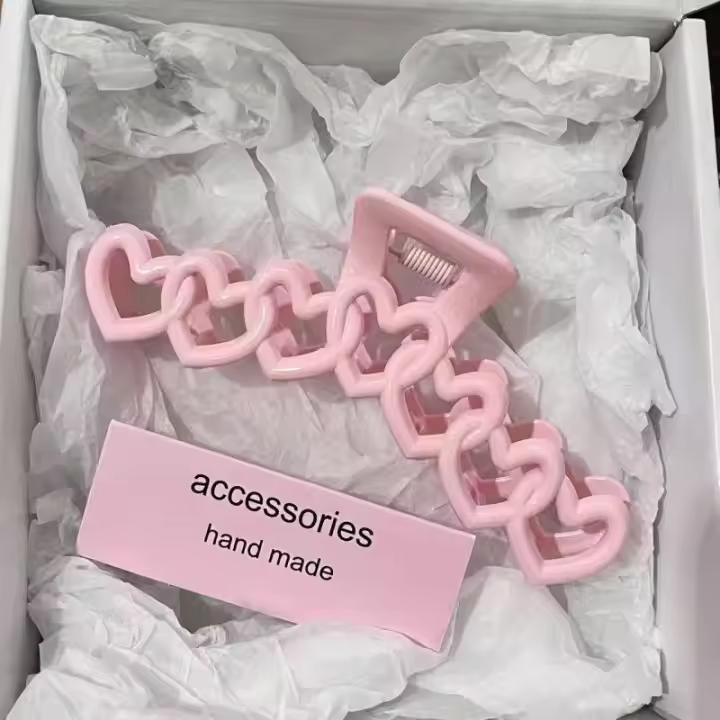 Pinza De Pelo Grande De Acrílico Con Gran Volumen Y Múltiples Agarraderas Diseño Sencillo Y Avanzado Para Mujer - 1