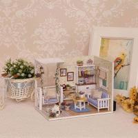 Maqueta puzzle House Room Mod3013 Puzzle Juguetes Puzzles 3D Hecho a Mano Miniatura Casa,Realistic Mini 3D Wooden House Room Juguete Hecho a Mano con Muebles Luces LED Navidad Cumpleaños Regalo de Boda - details 6