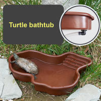 Piscina De Baño Para Reptiles Tazón De Terrario Plato De Alimentación Grande Para Tortuga Hamster Geckó Láser Accesorio De Hogar Para Dragones Barbudos - details 2