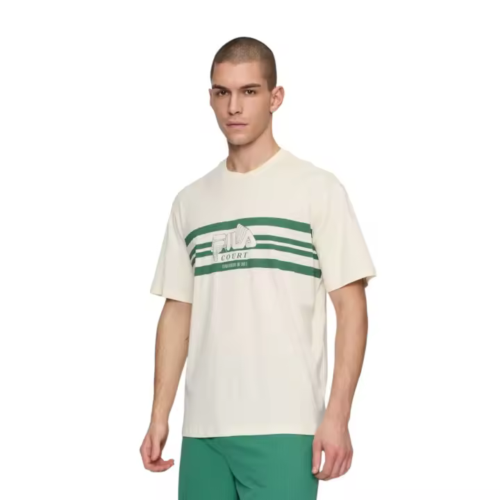 Camiseta Fila Lasne Loose Fit Blancas Fam0891-10006 Hombre - 1