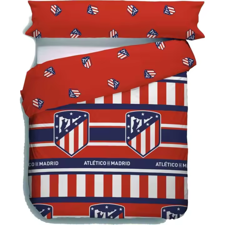Atlético de Madrid juego de funda nórdica y almohada para cama de 150cm producto oficial 150FNATM769060 - 1