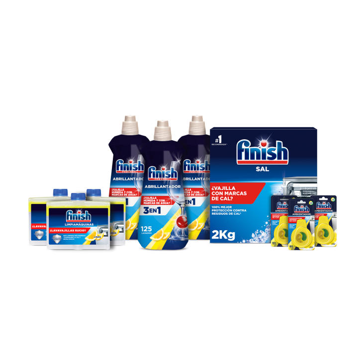 PACK ADITIVOS FINISH 500 ML Y SAL