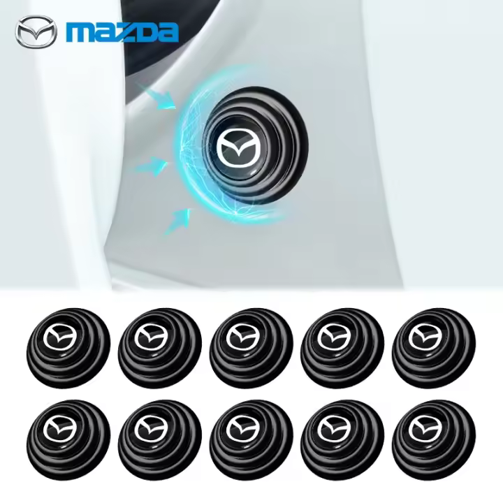 Pegatinas De Silicona Para Puertas De Coche Absorbedores De Choque Y Sonido Aislantes Para Mazda 2 Mazda 3 MS Mazda 6 CX-5 CX5 Accesorios De Auto - 1