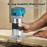 2000W Industrial Woodworking Trimming Machine  Electric Carving & Grooving Machine 6-speed / Dust Collecting Interface / Aluminium Bracket With Linear Guide Ruler + Trimming Guide Seat Woodworking Tool Set - details 1