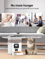 Alimentador Automático Para Mascotas 4L Gran Capacidad Inteligente Tuya APP Dispensador De Alimentos Lento Con WIFI Voz Programación Para Gatos Y Perros - details 6