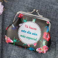 Pack 6 a 36 unidades de Monederos pequeños con frase, 6 modelos, Clip seguridad, Regalos de boda para invitados, Detalles para mujer, Recuerdos de comunión, Detalles de bautizo, No personalizable, Regalantes.com - details 4