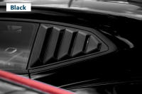 Adornos De Ventanas Traseras Para Chevrolet Camaro 2017-2023 Estilo Decorativo De Ventanas Traseras En Carbono Negro Accesorio Exterior ABS - details 3