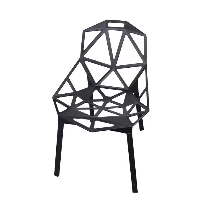 Silla MAGIS CHAIR Diseñada por Konstantin Grcic Aluminio Fundido 59x55x82cm Altura Asiento 45cm Interior y Exterior Comedor Oficina Salón Teletrabajo Cocina - SpazioLuzio - 1