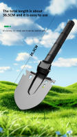 Shovel Plegable Portátil 7-en-1 Para Jardinería Y Camping Con Compas Y Maza Y Abrebotellas Para Kit De Sobrevivencia Material Plástico Antideslizante Y Duradero - details 6