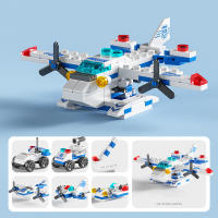 Bloques De Construcción Clásicos Combinables Policia Ambulancia Militar Tanques Avión Set De Bolsa 6 Formas Juguete De Bloques De Plástico Para Niños - details 7