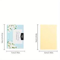 Papel Absorbente De Aceite Portátil 100pc Para Piel Grasa Con Fragancia Fresca Papel Absorbente Facial Para Sudoración Excesiva - details 1