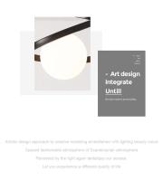 Lámpara De Techo LED Para Decoración De Habitaciones Y Estudios Luz Moderna Para Dormitorio Sala De Estar Comedor Y Pasillo - details 1
