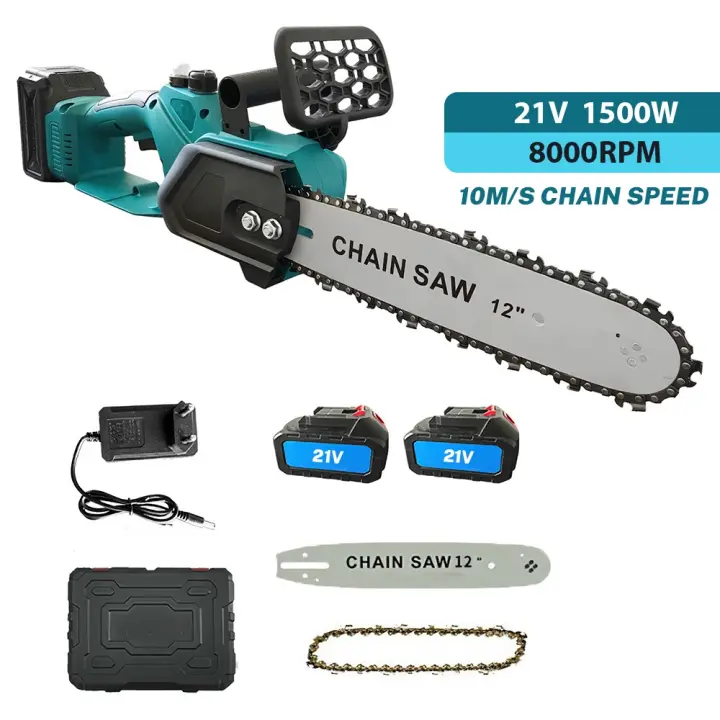 Motosierra Inalámbrica Makita 18V 650W para Jardinería y Corte de Madera - 1