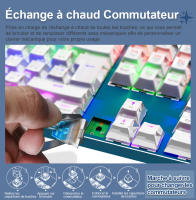 Teclado Mecánico De Juego E-YOOSO Z88 Rainbow FALCON Con Switches Azules Y Cableado 104 Teclas Compatible Con PC Y Laptop - details 6