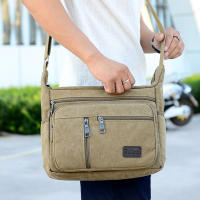 Bolso de hombro de lona para hombre, bandolera informal de viaje, de lujo, a la moda, de alta calidad - details 1