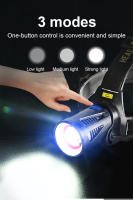 Linterna Frontal LED Recargable USB De Alta Potencia Con Sensor XHP300 Para Pesca Y Caza Luz De Mano Con Ajuste De Ángulo De 90° IPX6 Impermeable - details 11