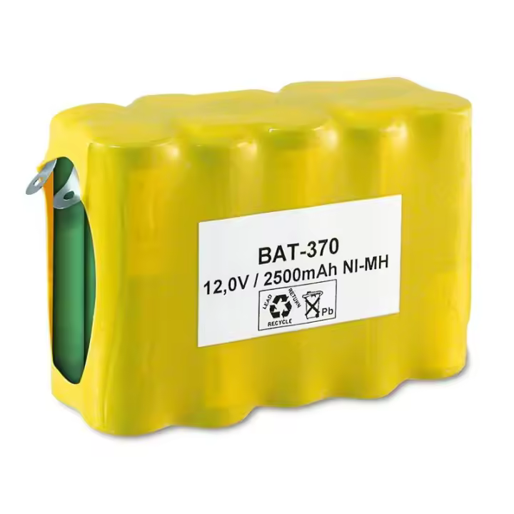 Nimo Batería Recargable Ni-Mh 12V 2700mah Aax10 con Terminales de Alta Capacidad - 1