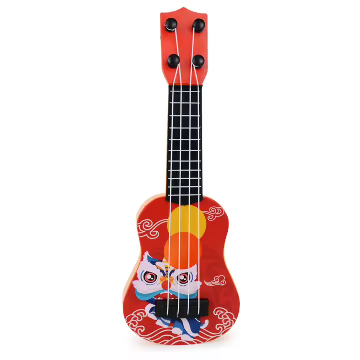 Ukelele De 21 Pulgadas 4 Cuerdas Mini Guitarra Instrumentos Musicales Regalos Educativos Para Principiantes Niños Y Adultos - 1