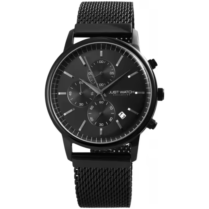 Reloj Just® Hombre com Cronógrafo e Bracelete em Mesh - 1