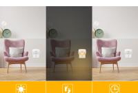 Luz Nocturna LED Mini Con Sensor De Movimiento PIR Para Dormitorio Baño Pasillo Armario Enchufe Europeo Y Estadounidense Incluida Luz Nocturna Rectangular Para El Hogar - details 4