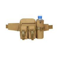 Bolsa De Cintura Táctica Para Hombres Bolsa De Teléfono Y Botella De Agua De Nylon Para Deportes Al Aire Libre Caza Escalada Camping - details 5