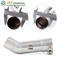 Escape Slip on FZ800 Para Yamaha FZ8N FZ8 FZ800 2010-2015 Muffler De Escape Universal Material De Acero Inoxidable 304 O Fibra De Carbono - details 4