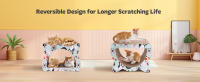 Nobleza - Rascador para gatos de cartón. Soporte de descanso con forma de gato con Catnip. - details 2