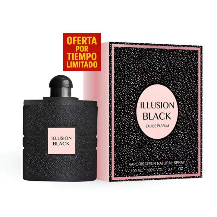 Illusion Black Eau de Parfum pour femme 100ml Montage Brands Fragancia inspirada en otros perfumes Perfume Mujer