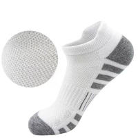 Calcetines Cortos Deportivos Para Hombre 18 Pares Negro Blanco Gris Absorbentes Anti Olor Transpirables No Deslizantes Con Borde Para Correr Y Deportes - details 4