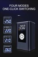 Compresor de aire de coche, bomba de inflado de neumáticos eléctrica inalámbrica portátil de 120W, 150PSI, para coche, motocicleta, juguetes inflables - details 6