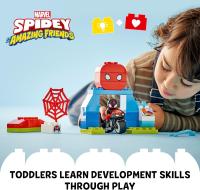 LEGO Duplo Marvel Aventura en Moto de Spin , Aventuras de Spidey y su Superequipo, Vehículo de Spider-Man, + 2 Años Lego 10424 - details 5