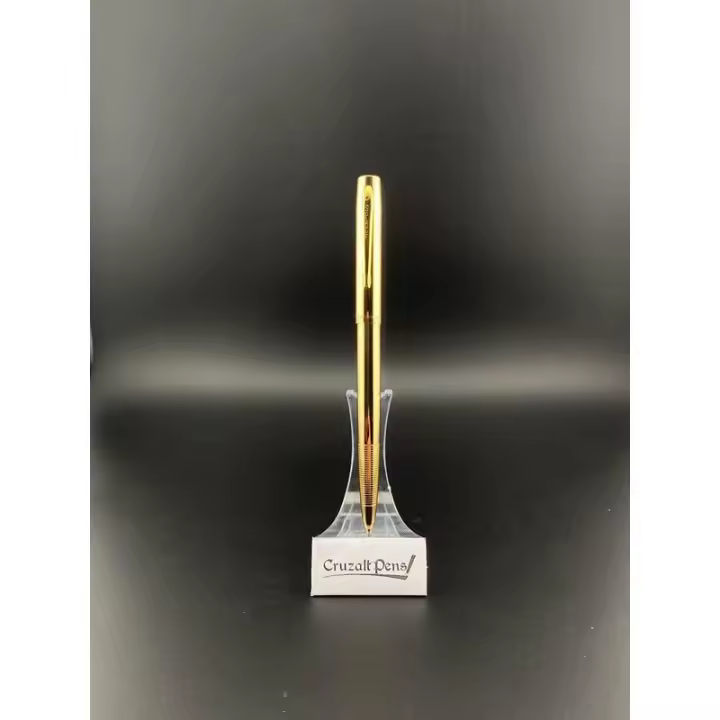Bolígrafo Fisher space Pen Chrome With Gold Trim Cap o matic - 1