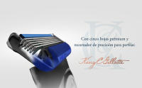 Gillette King C. recambios para maquinilla de afeitar barba del cuello para hombre. Pack de 9 - details 1