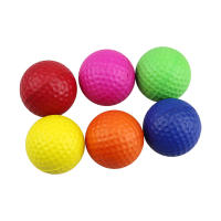 Bola De Práctica De Golf Suave De Esponja PU Colorido 42mm Juguete Para Interior Material De Espuma Sólida - details 9